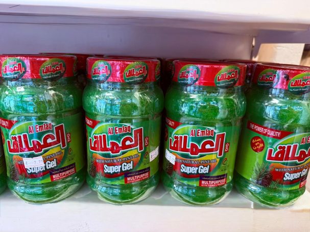 Er is hier zelfs zeep verkrijgbaar!